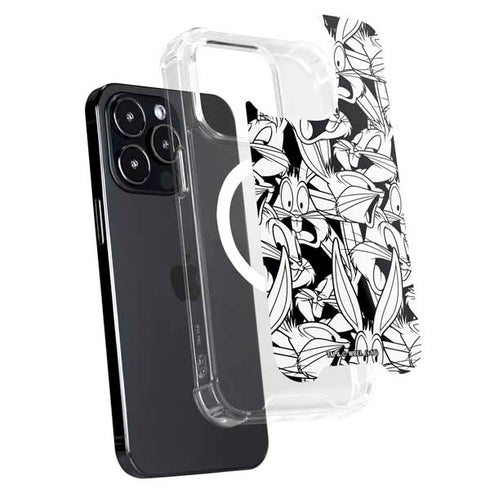 Looney Tunes Bugs Bunny Super Sized Pattern iPhone 15 Pro MagSafe Case